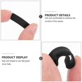 thumbnail image 4 of 4PCS Rubber Watch Band Ring Buckle Anti-Fall Watch Band Buckle Watch Ring Loop Compatible for SUUNTO CORE (Black), 4 of 4