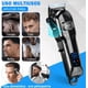 thumbnail image 2 of Maquina Para Cortar Cabello Cortadora De Pelo Profesional Inalámbrica Recargable Kit Completo Trimmer Modelo Negro, 2 of 4