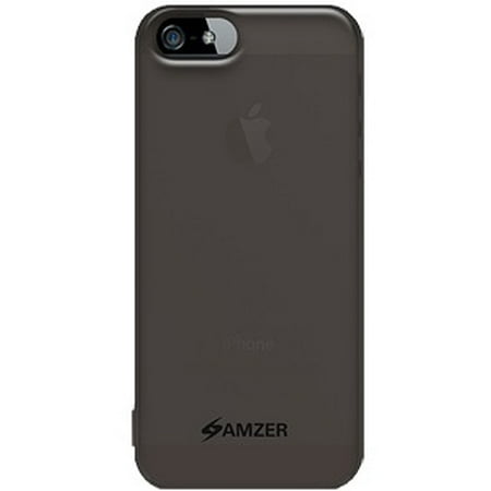 Premium Soft Gel TPU Gloss Skin Case  for iPhone 5, iPhone 5S, iPhone SE - Translucent Smoke