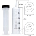 thumbnail image 3 of Juego de 3 botellas de 200 ml para laboratorios científicos, llenado y medición., 3 of 5