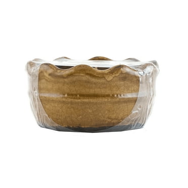 Swan Creek Candles Ruffled Bowl Soy Candle, Roasted Espresso