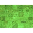 thumbnail image 1 of Ahgly Company Indoor Rectangle Patchwork Green Transitional Area Rugs, 5' x 8', 1 of 1