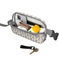 thumbnail image 4 of Elephant Print Belt Bag - Ethnic Tribal Pattern Design, Lightweight Hands-Free Running Waist Pack, 4 of 4