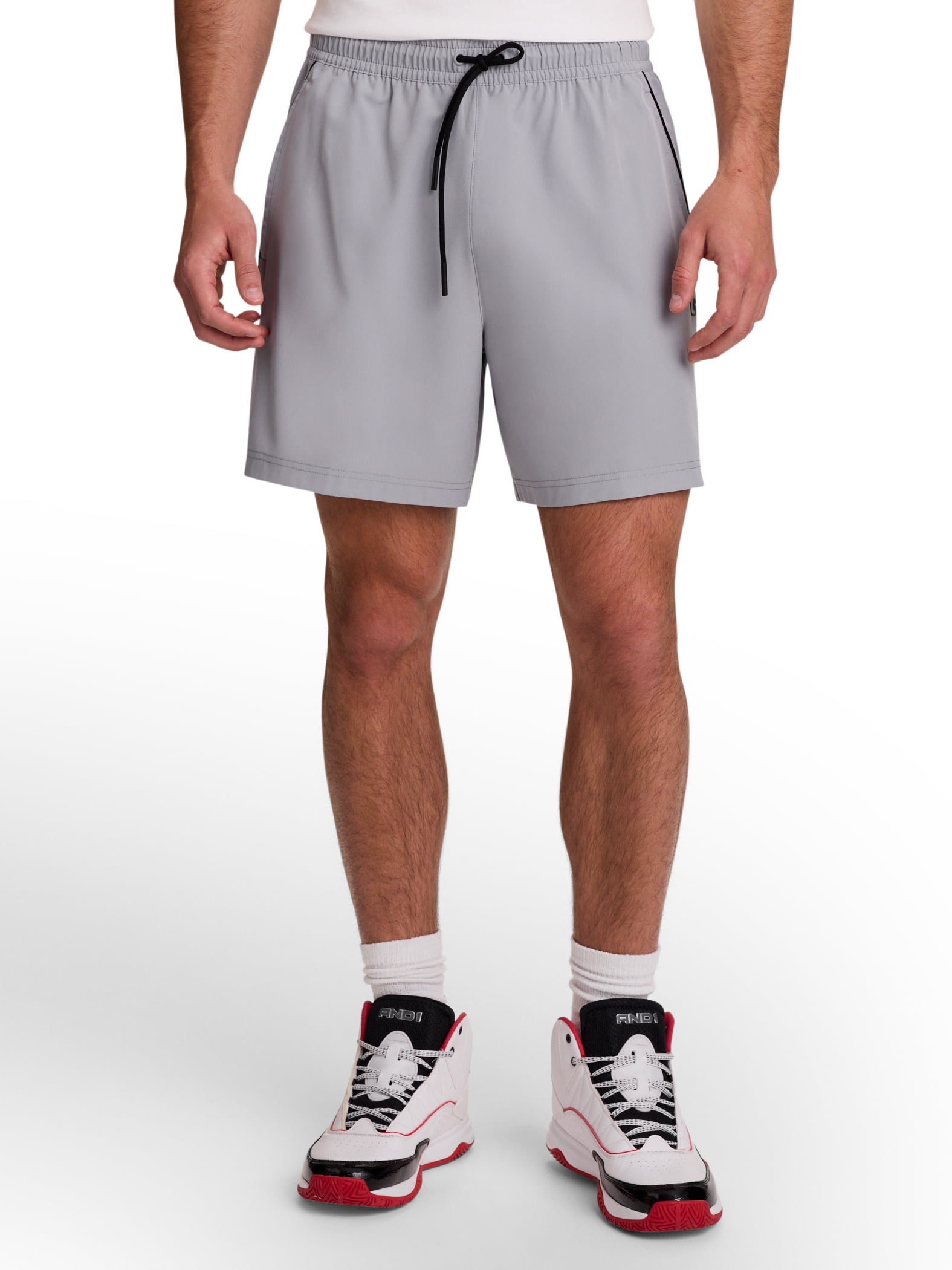 AND1 Men's and Big Men's Drafting Short, 6" inseam, Sizes XS-5XL