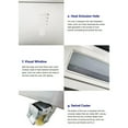thumbnail image 3 of Commercial Movable Electric Double Pizza Oven 4 Baking Sheets 220V 3PH 13.2KW, 3 of 17
