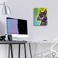 thumbnail image 4 of Epic Art 'Doberman' by Dean Russo, Acrylic Glass Wall Art, 12"x16", 4 of 8