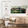 thumbnail image 5 of Elephant Stock Mountain Wall Art - Horizontal Multi Panel Canvas - Living Room Wall Decor - Nature Multi Panel - Teal And Green Decor - 56" x 27", 5 of 8