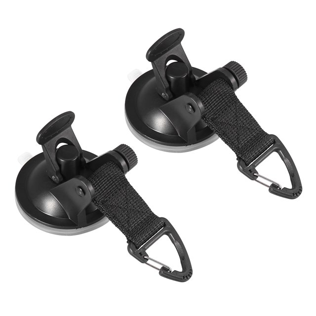 2uds Coche Barco Campamento Amarre Abajo Ventosa Anclaje con Aseguramiento Gancho Unique Bargains Anclaje de ventosa