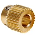 thumbnail image 4 of 6Pcs Rugged 3D Printer Parts Driver 26 Tooth Gear Brass Extruder Wheel Gear for Printer Cr-10 Cr-10S, 4 of 5