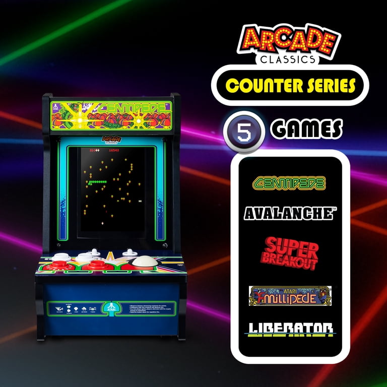 Basic Fun! Arcade Classics Atari Centipede Counter, 5 Games photo 2