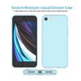 thumbnail image 2 of Cases for Apple iPhone SE 2 2020 / iPhone 7 / iPhone 8, Njjex Shockproof Ultra Slim Fit Silicone Cover TPU Soft Gel Rubber Cover Shock Resistance Protective Back Bumper -Mint, 2 of 8
