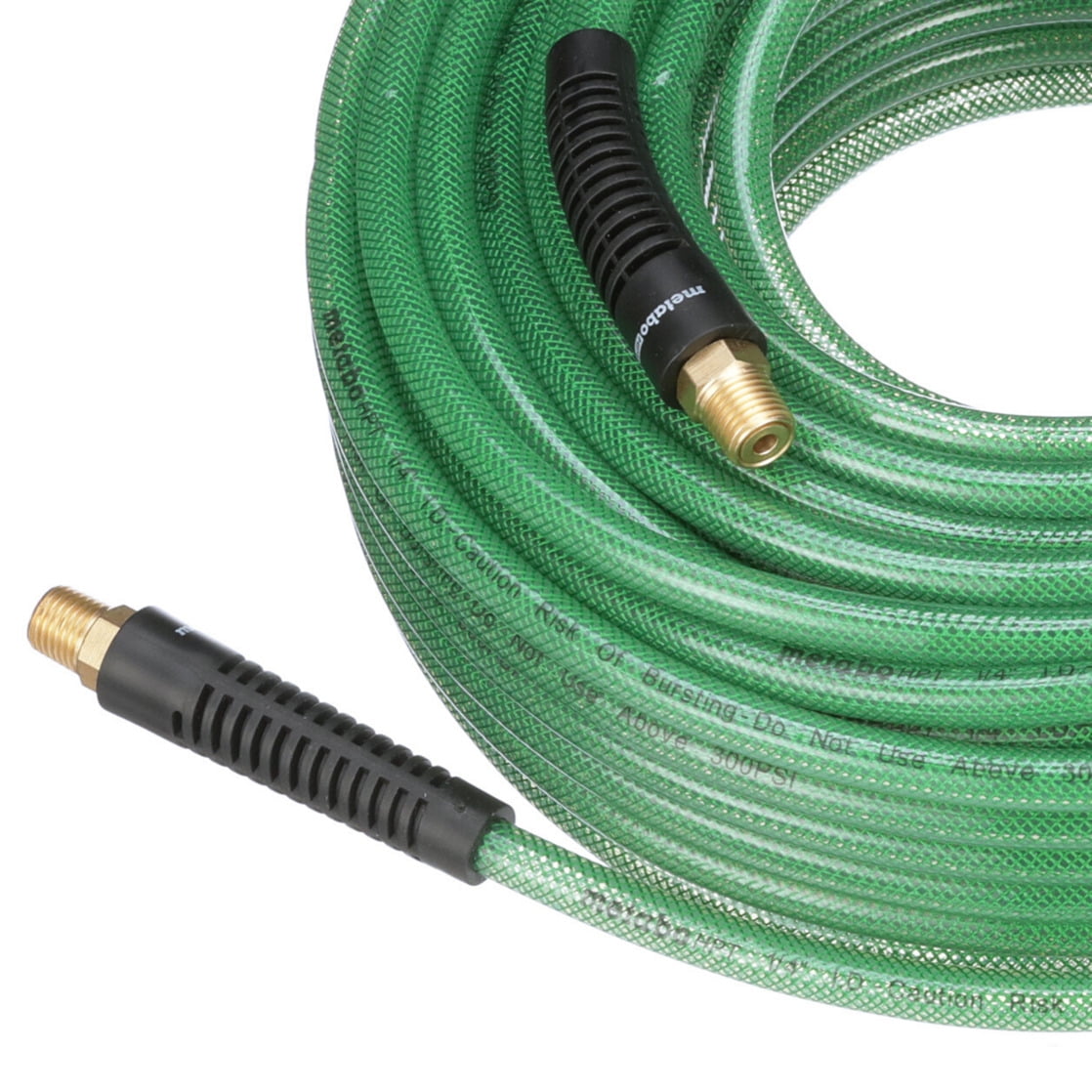 Metabo HPT 1/4 Air Hose, 100 Ft Compressor Hose, 19413QP