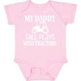 thumbnail image 3 of Inktastic Farmer My Daddy Still Plays with Tractors Boys or Girls Baby Bodysuit, 3 of 5