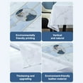 thumbnail image 4 of Waterproof Vinyl Tablecloths, Heavy Duty Oil Proof Spill Proof Plastic Table Cloth, Wipe Clean PVC Table Cover for Spring Indoor and Outdoor Use, 4 of 6