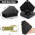 thumbnail image 2 of Mouse Station with Keys Black 5 Pack, Key Required Mouse Stations, Mice Stations, Keeps Children and Pets Safe Indoor & Outdoor, 2 of 5