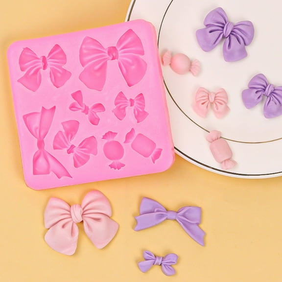 Luxcidy Butterfly Molds Silicone, Candy Shape Cake Decorating Molds for Baking Cupcake Toppers, for Chocolate, Candy, Jelly, Ice Cube, Muffin