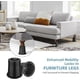 thumbnail image 4 of 4 Set Stackable Furniture Risers Bed for and Sofa 2.3/3.3 Inch, 4 of 5