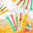 thumbnail image 6 of 200 Bags for Ice Creams, VEGCOO Bags for Ice molds with 2 Embudo, Popsicle bags without BPA Mold bags for Yogurt, Candy, Ice Creams, Popsicle Palette bags 5.5 x 28 cm, 6 of 6