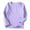 Purple, variant on Xiaowennn Kids Baby Boys Girls Shirts High Collar Soft T Shirt Unisex Long Sleeve Tee Tops Girls Clothes Size 8