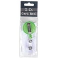 thumbnail image 1 of SICURIX Standard ID Badge Reel Round Belt Clip Strap GREEN (68856), 1 of 1