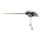 thumbnail image 2 of Pinza de cristal Vintage para mujer Zulema Palillo de pelo 15 cm 6 cm 3 cm, 2 of 8
