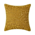 thumbnail image 5 of Leaf Velvet Pillow Cover, 18x18 Decorative Couch Throw Pillow Case 2 Pack, Gold, 5 of 8