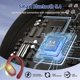 thumbnail image 2 of Auriculares inalámbricos Qecnato Bluetooth 5.4 75H Playtime IP7 Red, 2 of 7