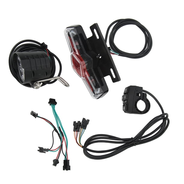 QD168 Kit de luces traseras para faros delanteros C 05C kit de lámpara para bicicleta eléctrica DK336 interruptor IPX4 resistente al agua para reemplazo ANGGREK Otros