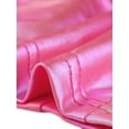 thumbnail image 4 of Top corto metálico para mujer, camisetas sin mangas holográficas brillantes sin mangas para fiesta Rosa Caliente L, 4 of 5