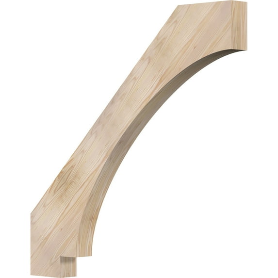 3 1/2"W x 40"D x 40"H Imperial Smooth Knee Brace, Douglas Fir