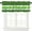 St. Patrick''s Day, variant on Valances Curtain Sage Green Floral Kitchen Rod Pocket Short Panels Watercolor Eucalyptus Leaves Retro Window Treatment Topper Curtains for Living Bedroom Farmhouse 1 Panel 54x18 in