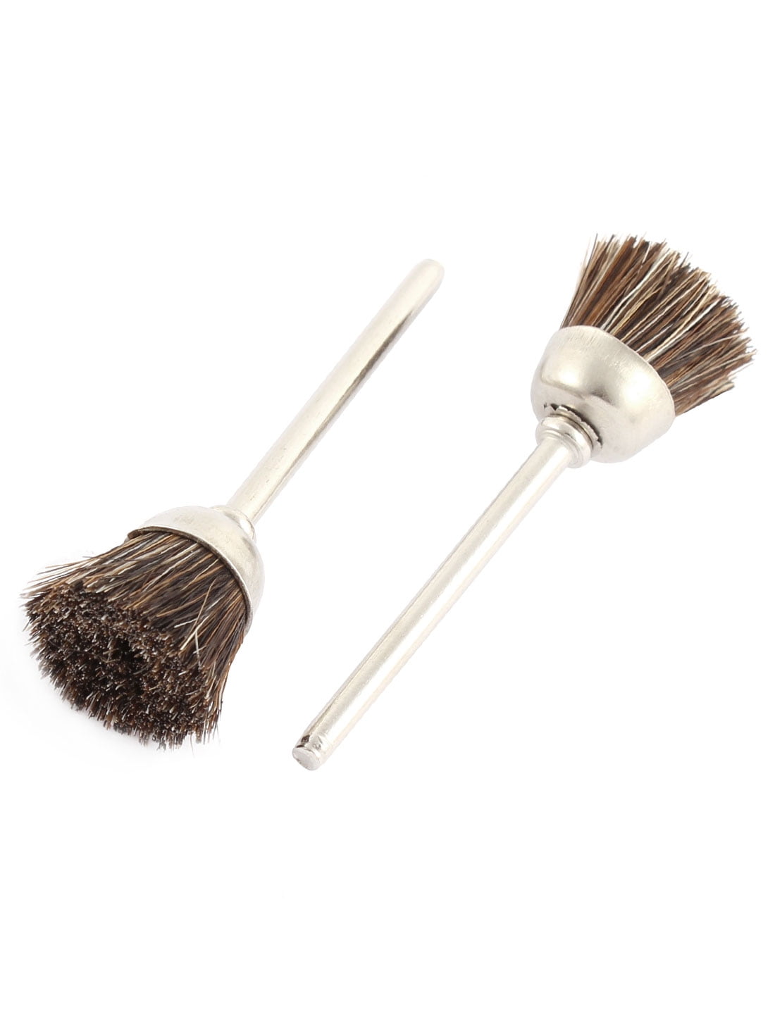 Brown Nylon Bristle Polishing Brushes Jewelry Cleaning Buffing Tools