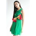 thumbnail image 2 of Ragstock Green Big Bow Tulle Party Dress, 2 of 4