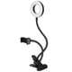 thumbnail image 2 of Anillo de luz LED con luz de relleno USB, 10 velocidades, atenuación con clip para fotografía en vivo, lectura y bordado, 2 of 14