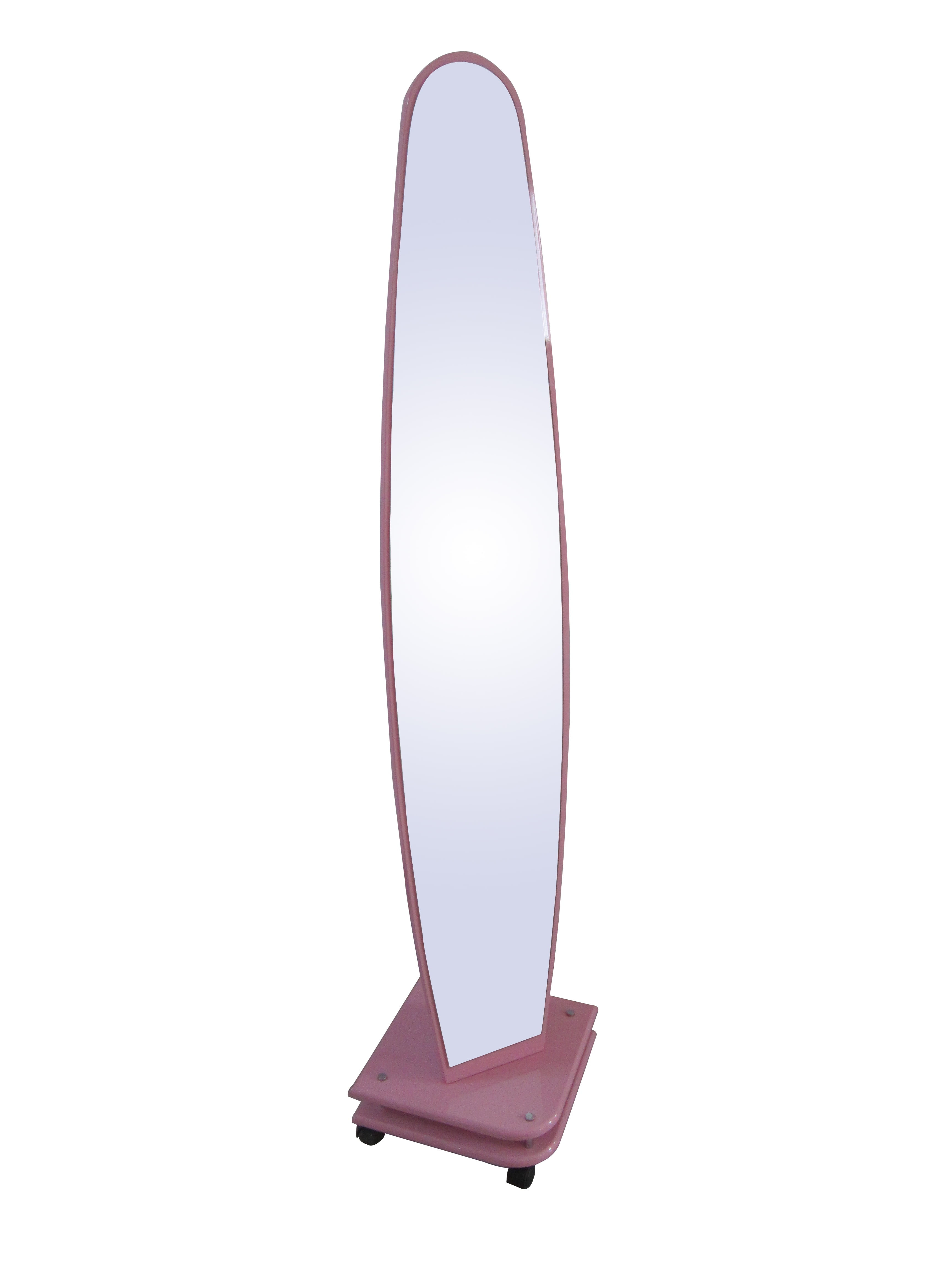 US Pride Furniture Oval Floor Stand Alone Mirror