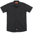 thumbnail image 2 of Elvis Presley 70's Star (Back Print) Adult Work Shirt Black, 2 of 4