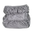 thumbnail image 2 of Rectangle Ottoman Slipcover Washable Jacquard Fabric Storage Ottoman Slipcovers for Most Hinged Lid Storage Ottoman Hotel Bedroom Gray, 2 of 8