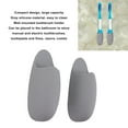 thumbnail image 4 of Mini Soporte Para Cepillos De Dientes, Soporte De Silicona Para Cepillos De Dientes De Pared, Ahorro De Espacio, 2 Uds., Peso Ligero Para Baño Y Cocina, 4 of 8