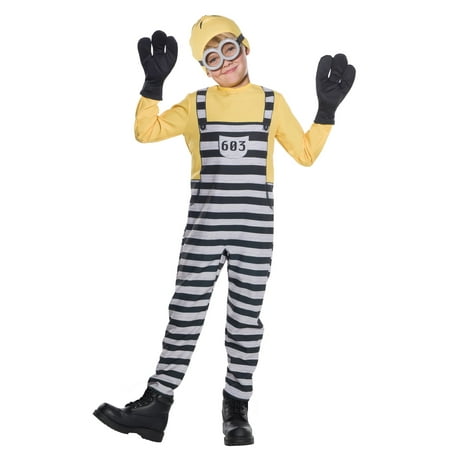 Boys Jail Minion Tom Costume