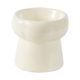 thumbnail image 4 of Tazón de comida para gatos Yinane Cerámica 130ML Blanco Plato de alimentación para mascotas, 4 of 8