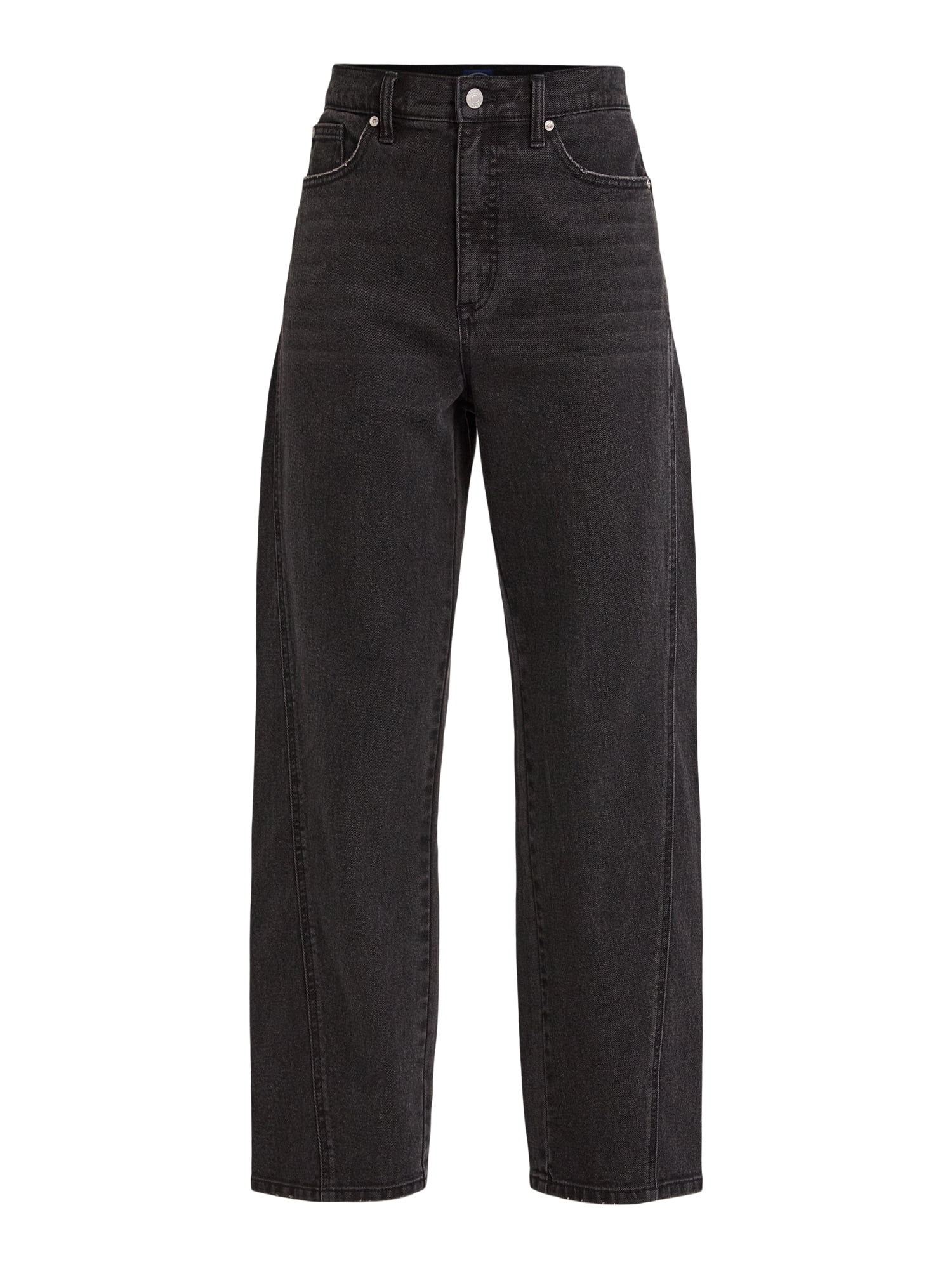 Scoop Women's Mid Rise Barrel Leg Jeans, Sizes 0-18