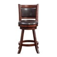 thumbnail image 2 of Boraam Rhea Tabouret Rond Pivotant de 24 Po en Hauteur en Noisette, 2 of 4