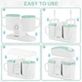 thumbnail image 4 of SUSTEAS Ice Cream Maker & Popsicle Maker Dual-Cup Design DIY Flavors Add Fruits, Powdered Sugar, And Other Mix-Ins Simple Preparation Process Perfect For Gatherings, Parties, And Sharing Portions, 4 of 7