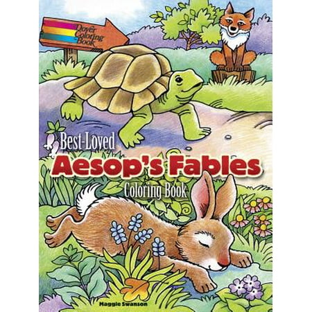 Best-Loved Aesop's Fables Coloring Book (Best Fables For Kids)