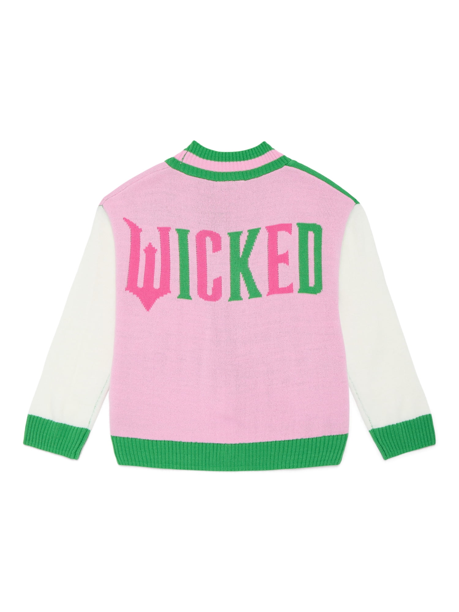 Wicked Toddler Girls Button Down Cardigan with Long Sleeves, Sizes 2T-5T