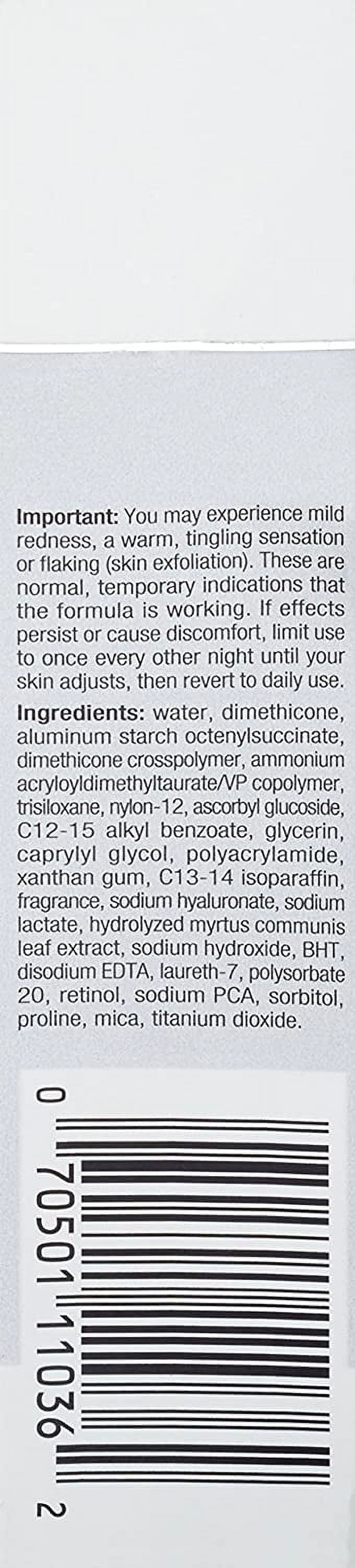 Neutrogena Rapid Tone Retinol + Vitamin C Dark Spot Corrector, 1 oz (Pack of 4)