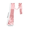 thumbnail image 3 of SLYNSHome Sheer Lace Window Scarf, Lightweight Decorative Wedding Drape,Pink Semi Transparent Voile Curtain Swag for Outdoor Arbor Gazebo Party Decor, 3 of 6
