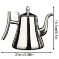 thumbnail image 2 of Dienrx Stainless Steel Coffee & Tea Pot with Filter - Induction Cooker Compatible Kettle | Food-Grade Steel, Easy-To-Clean for Restaurants, Home Kitchens, Baristas, Home Cooks, 2 of 2
