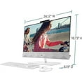 thumbnail image 2 of HP Pavilion All-In-One Desktop 27" FHD R7-4800 16 1TB SSD 9EF07AA#ABA - White, 2 of 4