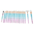 thumbnail image 4 of Juego de 20 brochas de maquillaje profesionales para mujer, para base, corrector, polvos, rubor, sombras de ojos., 4 of 14